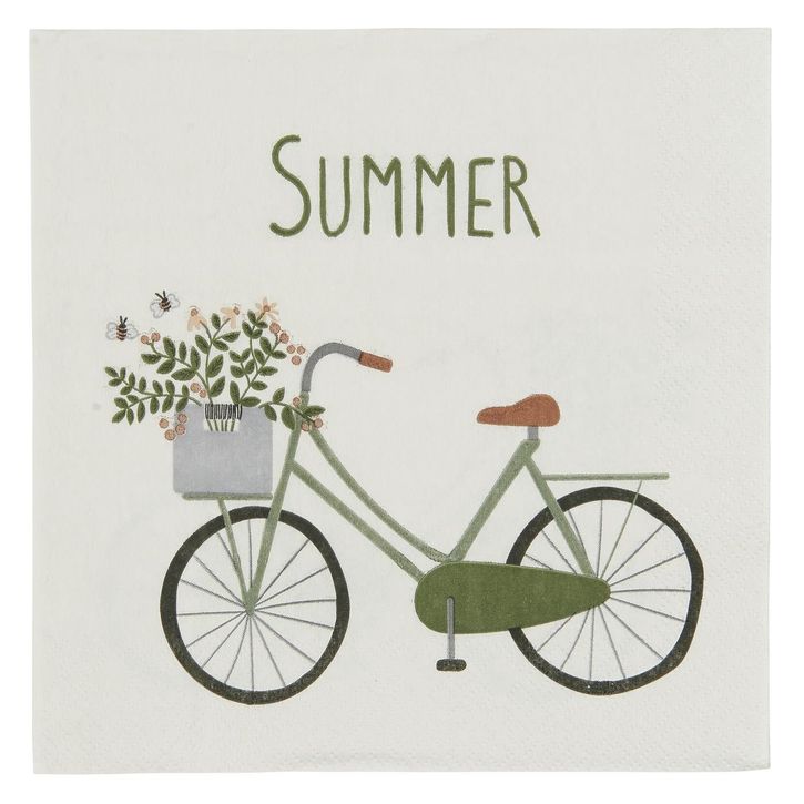 Servietten Fahrrad Summer von Ib Laursen