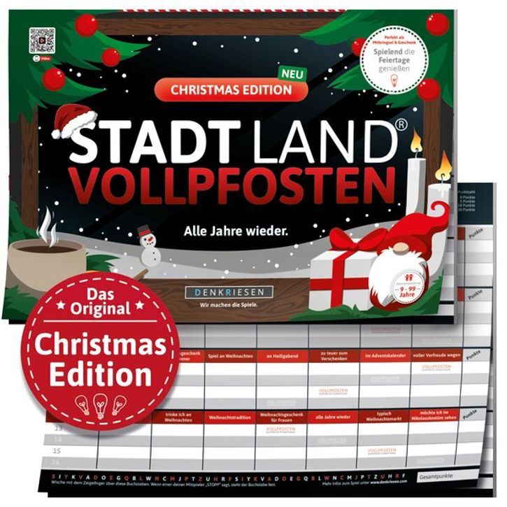 Vorschaubild #1 von Stadt Land Vollpfosten® - Christmas Edition A4 von Denkriesen