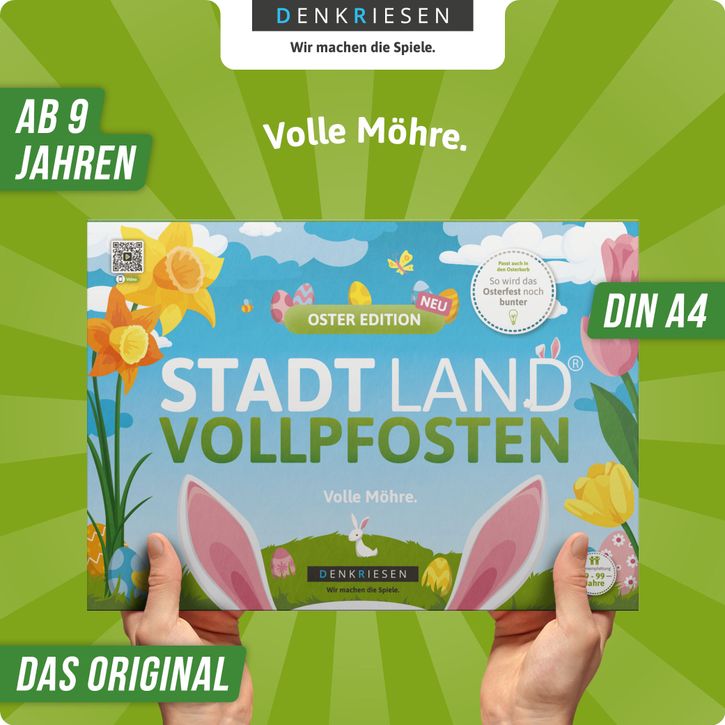 Stadt Land Vollpfosten® - Oster Edition von Denkriesen | 2