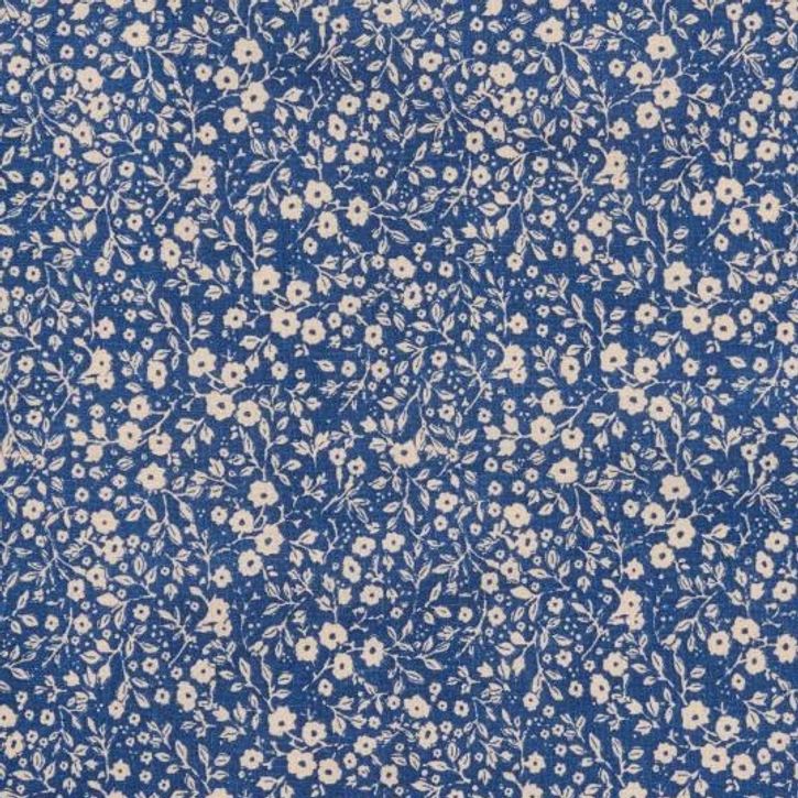 Geschirrtuch dunkelblau mit hellen Blümchen von Ib Laursen | 1