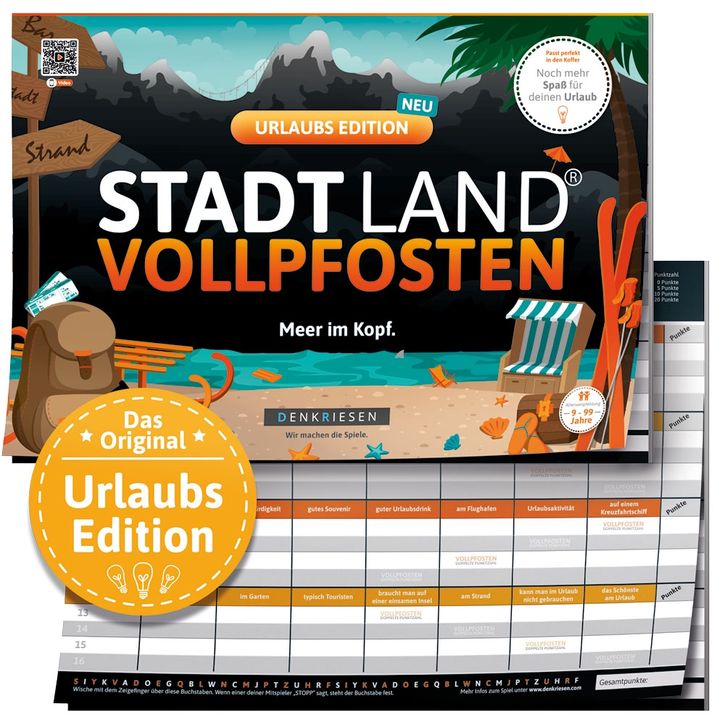 Stadt Land Vollpfosten® - Urlaubs Edition von Denkriesen | 1