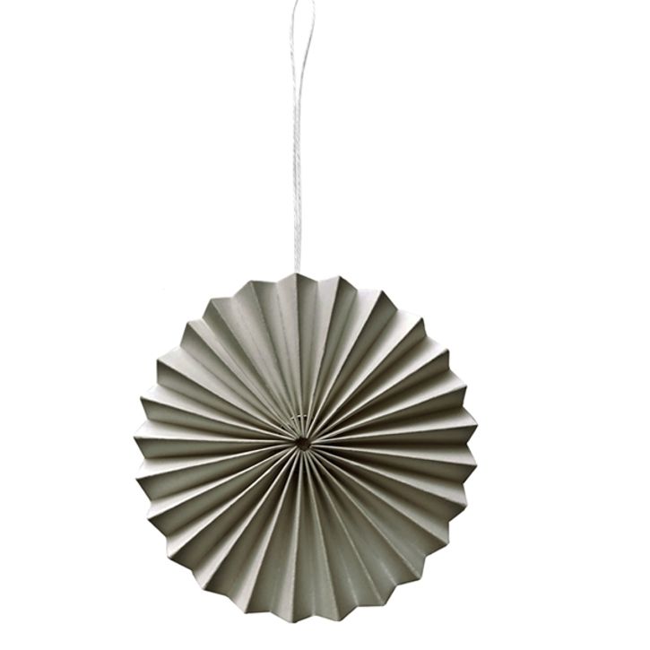 Papier Ornament Grau-Grün von Delight Department