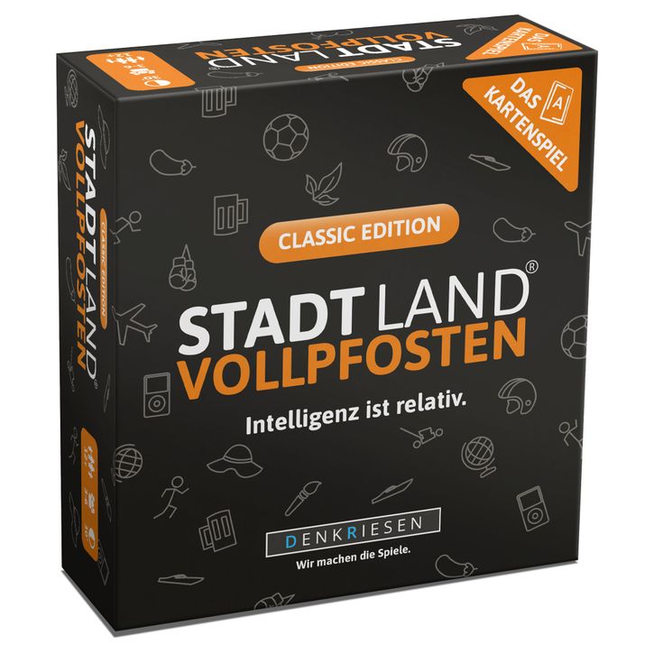 Stadt Land Vollpfosten® - Das Kartenspiel - Classic Edition von Denkriesen | 1
