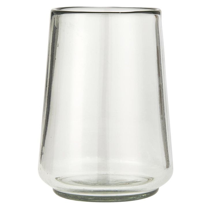 Vase Glas konisch mundgeblasen von Ib Laursen | 1