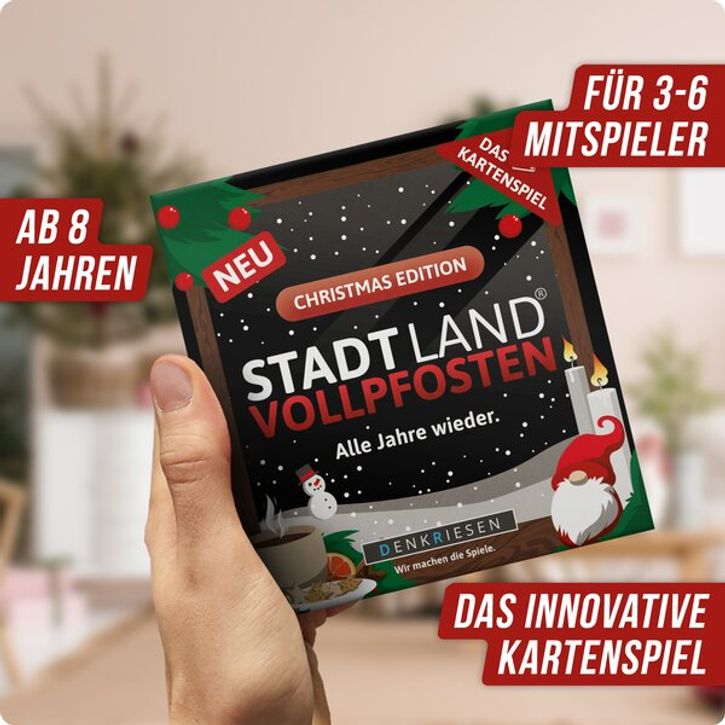 Vorschaubild #2 von Stadt Land Vollpfosten® - Das Kartenspiel - Christmas Edition von Denkriesen