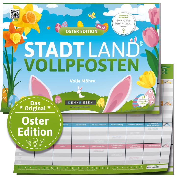 Stadt Land Vollpfosten® - Oster Edition von Denkriesen | 1