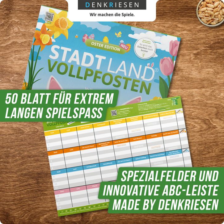 Stadt Land Vollpfosten® - Oster Edition von Denkriesen | 3