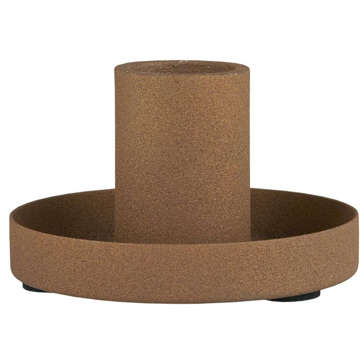 Kerzenhalter für Stabkerze cognac von Ib Laursen | 2