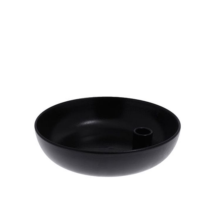 Lidatorp Kerzenschale XL schwarz von Storefactory