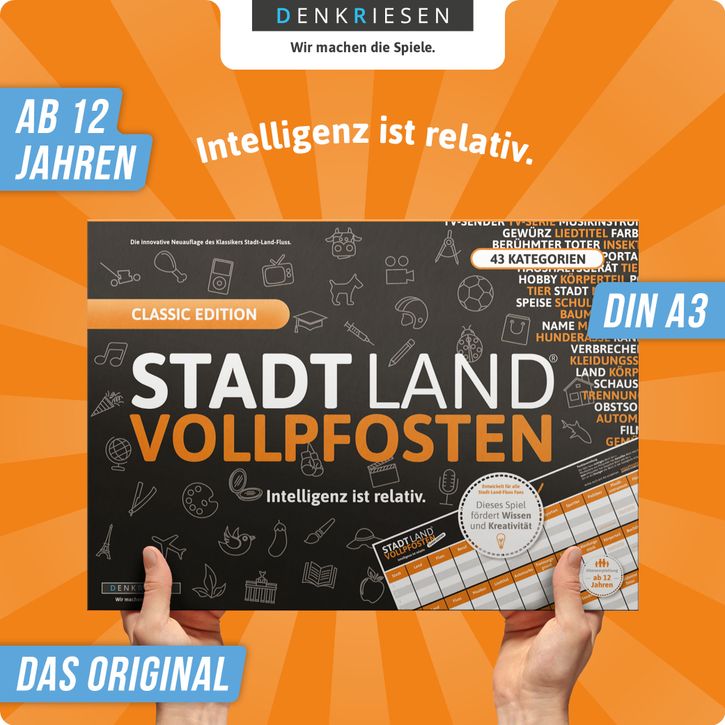 Stadt Land Vollpfosten® - Classic Edition von Denkriesen | 3