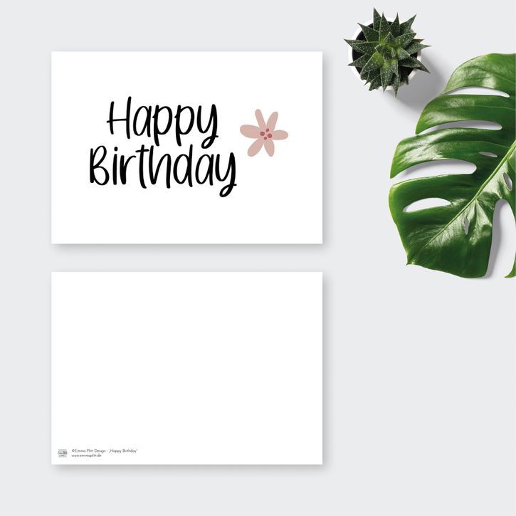 Vorschaubild #2 von Postkarte Happy Birthday von Emma Plitt Design