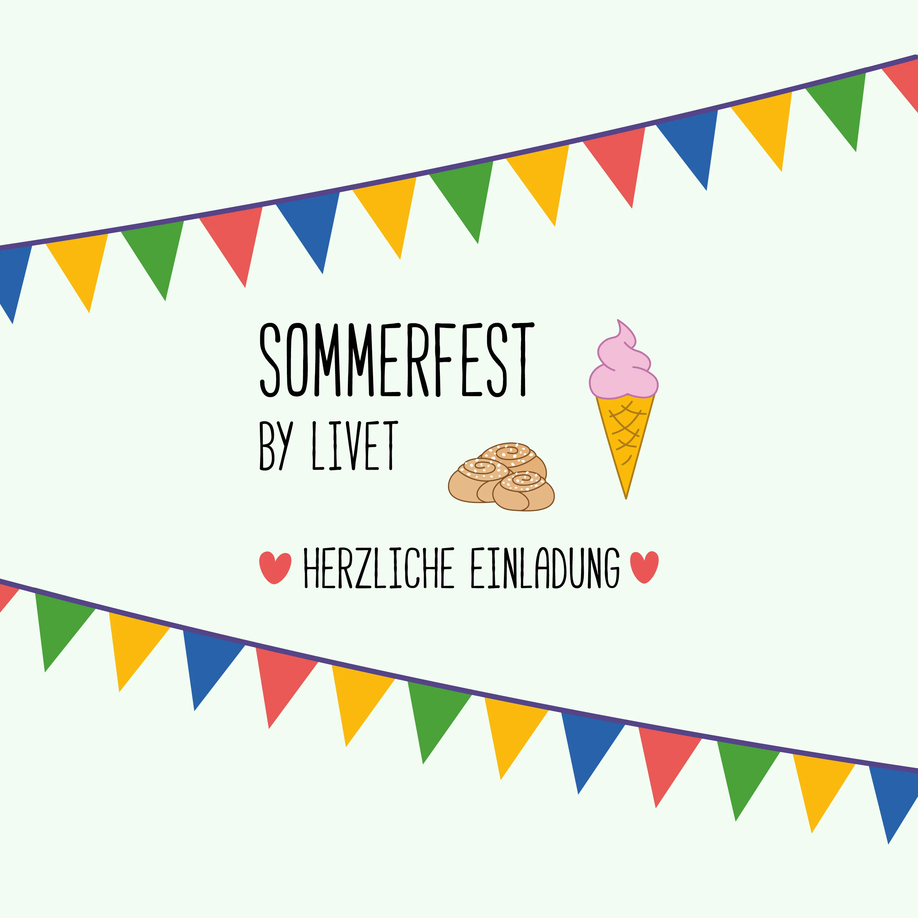 Einladung livet Sommerfest